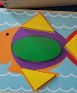 Melissa & Doug Beginner Wooden Pattern Blocks Educational Toy With 5 Double-Sided Scenes and 30 Shapes 29 71wtC1qjRsL 1