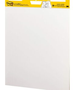 Post-it Super Sticky Easel Pad, 25 in x 30 in, White, 30 Sheets/Pad, 4 Pads/Pack, Great for Virtual Teachers and Students (559 VAD 4PK) 24 71wu TDtmJL