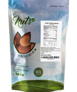 NUTS U.S. – Dried Apricots | Jumbo Size Turkish Apricots | No Added Sugar & Color | Chewy and Juicy Texture | Non-GMO and No Added Flavor | Whole Pitted Apricots In Resealable Bags!!! (2 LB) 2 Pound (Pack of 1) 13 71wunINWRUL