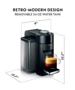Alternative view of Nespresso Vertuo Coffee and Espresso Machine by De'Longhi, Piano Black Machine Only