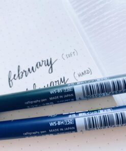 Tombow 62038 Fudenosuke Brush Pen, 2-Pack. Soft and Hard Tip Fudenosuke Brush Pens for Calligraphy and Art Drawings 2 Count (Pack of 1) Black 32 71wvVbqHFTL