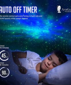 SunTime Star Projector Galaxy Night Light - Astronaut Starry Nebula Ceiling LED Lamp with Timer and Remote, Gift for Kids Adults for Bedroom, Christmas, Birthdays, Valentine's Day etc. White 23 71wvkiCiOLL