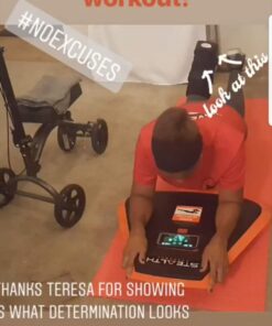 Stealth Core Deluxe Trainer - Turn Fitness Into a Fun Game - Get Strong Sexy Abs and Lean Core Playing Games On Your Phone; Free iOS/Android App; 4 Free Mobile Games Included; Dynamic Abs & Core Training; Only 3 Minutes a Day Orange 30 71wwyrjdiL