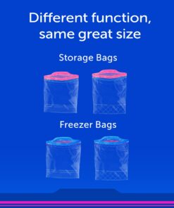 Ziploc Gallon Food Storage Bags, New Stay Open Design with Stand-Up Bottom, Easy to Fill, 38 Count 18 71wxOLtdVWL 5