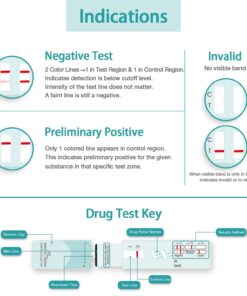 Easy@Home Marijuana (THC) Single Panel Drug Tests Kit - Individually Wrapped - EDTH-114-20 Pack 20 Count (Pack of 1) 10 71wz0lqGPnL