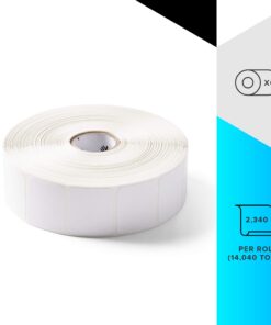 Zebra 1.25 x 1 in Direct Thermal Paper Labels Z-Perform 2000D Permanent Adhesive Shipping Labels 1 in Core 6 rolls 10031633SP 10 71wzFzV6usL