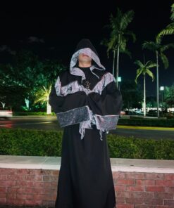 In Character Costumes, LLC Dark Sorcerer Full Length Robe Medium Black 14 71wzezQuqvL
