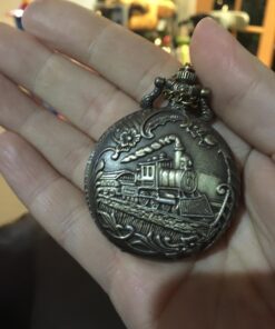 Train Copper Dangle Pendant Quartz Pocket Watch 27 71wzsTRozqL
