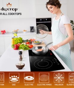 Alternative view of Duxtop Professional Stainless Steel Pots and Pans Set, 17PC Induction Cookware Set, Impact-bonded Technology