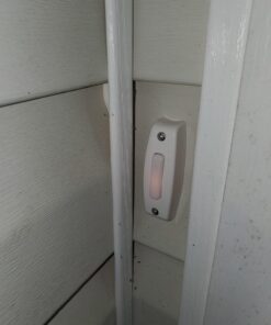 Broan-NuTone PB7LWH Doorbell Kit, Lighted Rectangular Pushbutton for Home, 1" x 1" x 1", White 21 71x sJu4hVL