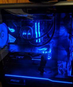 Phanteks (PH-ES518XTG_DBK01) Enthoo Evolv X ATX Case Tempered Glass Windows Digital RGB Black 117 71x zlgIXDL