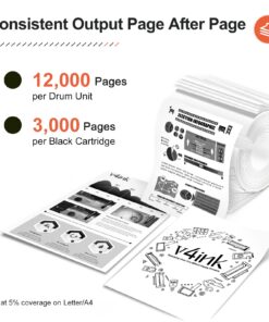 v4ink Compatible DR730 Drum and TN760 Toner Cartridge Set Replacement for Brother DR730 TN760 TN730 (1 Drum+ 2 Toner) for HL L2350DW L2370DW MFC L2690DW L2710DW L2717DW Tray_Toners_Cartridges_Printer 10 71x08RsyrAL