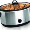 8-quart Oval Manual Slow Cooker - with Removable, Dishwasher-safe Stoneware insert, Dishwasher-safe Glass Lid 31 71x0Pw7oSjL