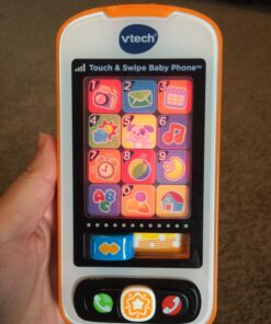 VTech Touch and Swipe Baby Phone, Orange Standard Packaging 27 71x0ZFt6X6L