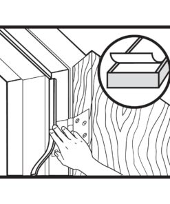 M-D 02311 Closed-Cell Weather-Strip, 3/4 in W X 10 ft L X 1/2 in T, Grey, Packaging May Vary 1 Count (Pack of 1) Gray 14 71x2EzT6RPL