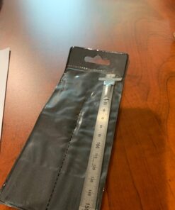 SE Stainless Steel SAE Metric Ruler Set - Stainless Steel Precision Ruler Measuring Tool - Detachable Clips - Set of 2 Pcs - 925PSR-2 14 71x2U6JiJ3L