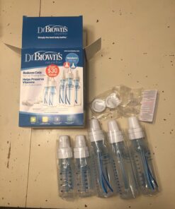 Dr. Brown's Natural Flow Anti-Colic Newborn Baby Bottle Gift Set Multi 48 71x2ji4MWwL