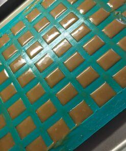 O'Crème Rectangle Caramel Candy Silicone Molds - Commercial and Non-Commercial Use - Square Molds for Chocolate Truffles, Ganache, Jelly, Candy, Pralines and Caramels 21 71x2un8zmSL