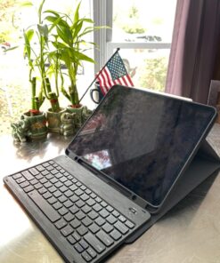 CHESONA iPad Pro 12.9 inch 2022 Case with Keyboard, Keyboard (for 12.9-inch iPad Pro - 6th Generation, 5th/4th/3rd Generation) - Wireless Detachable - with Pencil Holder for 2022 iPad Pro 12.9 Black 47 71x4giaO4tL