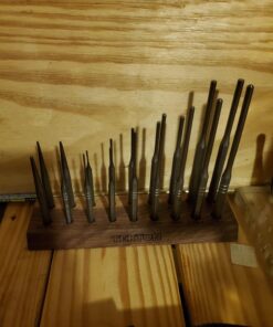 TEKTON Punch Set with Walnut Block (18-Piece) | 66564 Gunsmith Punch Set 48 71x6GflxqL