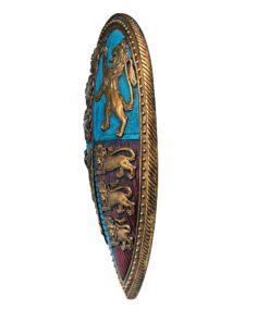 Design Toscano Queen Victoria's Royal Coat of Arms Shield Sculpture 24 Inch, Red, Blue and Gold 11 71x7SHetYvL