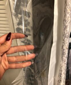 iDesign Waterproof PEVA Plastic Shower Curtain Liner for Use Alone or With Fabric Curtain, 72” x 72”, Clear 72" x 72" 36 71x7Zny74PL