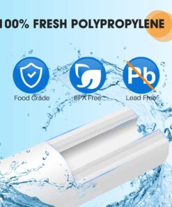 PUREPLUS 5 Micron 10" x 2.5" Whole House Sediment Home Water Filter Cartridge Replacement for Any 10 inch RO Unit, Culligan P5, Aqua-Pure AR110, Dupont WFPFC5002, CFS10, WHKF-G05, 4Pack 10"*2.5" 4 Count (Pack of 1) 23 71x8Fz0phRL