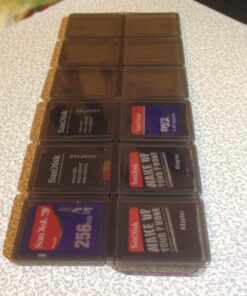 XIT XTMCASE 12 Piece SD/SDHC Memory Card Hard Plastic Case 48 71x8c0N1CIL