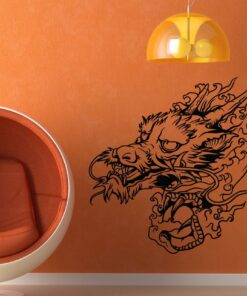 Stickerbrand Vinyl Wall Decal Sticker Water Dragon Head 1443m 7 71x9EYr dpL