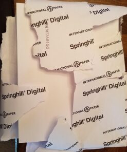 Springhill White 8.5” x 11” Cardstock Paper, 110lb, 199gsm, 250 Sheets (1 Ream) – Premium Heavy Cardstock, Printer Paper with Smooth Finish for Greeting Cards, Flyers, Scrapbooking & More – 015300R 1 Ream | 250 Sheets Letter (8.5x11) 53 71xAEfaiKDL