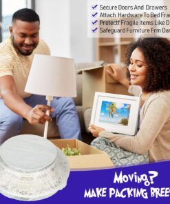 20 Pack Shrink Wrap Roll Plastic Stretch Wrap Film with Handle 5 Inch 800 Feet 80 Guage Thick Industrial Mini Clear Pallet Wrap Self-Adhering for Moving Packaging Packing Pallet Furniture Supplies 9 71xAg04QGXL