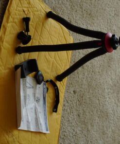 Tripod for iPhone, Fotopro Flexible Camera Tripod with Remote for iPhone 12 XS,Samsung, Waterproof and Anti-Crack Phone Tripod Stand for GoPro, Portable Travel Tripod for Live Streaming Vlogging Video Black and red 73 71xAhgJSSJL