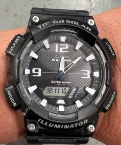 Casio Men's Tough Solar AQ-S810W-1AVCF Sport Combination Watch Black 28 71xBVW dl8L