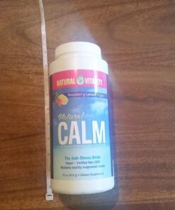 Natural Vitality Calm, Magnesium Citrate Supplement, Anti-Stress Drink Mix Powder - Gluten Free, Vegan, & Non-GMO, Raspberry Lemon, 16 oz 16 Ounce (Pack of 1) 63 71xBrlvDcAL