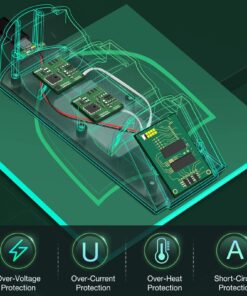 Controller Charger Station for Xbox one, Charging Station for Xbox one Controller Battery Pack, 2 x 1200 Rechargeable Battery Pack Compatible with Xbox Series X|S/Xbox One/Xbox One S/X/Elite 23 71xCSojjQcL