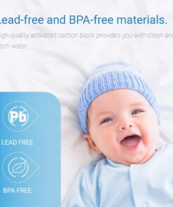 EcoAqua EFF-6027A Replacement Filter, Compatible with Samsung DA29-00020B, DA29-00020A, HAF-CIN/EXP, 46-9101 Refrigerator Water Filter, 3 Pack 3 Count (Pack of 1) 22 71xDJ49usnS