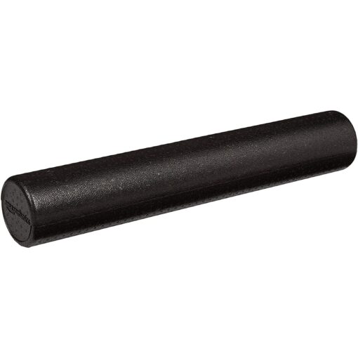 Amazon Basics High-Density Round Foam Roller for Exercise, Massage, Muscle Recovery Black 36-Inch