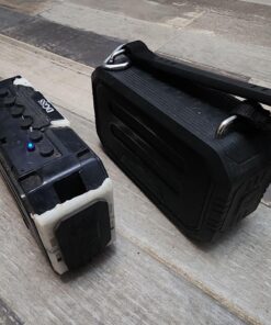 DOSS Bluetooth Speaker, Traveler Wireless Bluetooth Speaker with 20W Stereo Sound and Bold Bass, IPX6 Waterproof, Wireless Pairing, 12H Playtime, 5 Light Modes, Portable Speaker for Outdoor-Black Black 37 71xDzdkFPzL