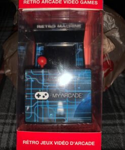 My Arcade Retro Machine Playable Mini Arcade: 200 Retro Style Games Built In, 5.75 Inch Tall, Powered by AA Batteries, 2.5 Inch Color Display, Speaker, Volume Control 36 71xE el05DL