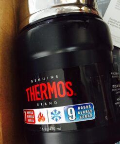 THERMOS Stainless King Vacuum-Insulated Food Jar with Spoon, 16 Ounce, Matte Black 34 71xG4Kwdj6L