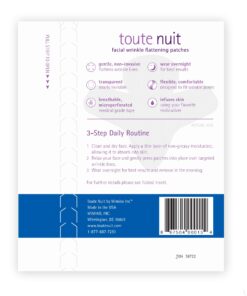 Toute Nuit Wrinkle Patches, Face Tape, Jet - Extra Large UNISEX Frown Lines Plus and Forehead - 20 Patches 15 71xG7FtphqL