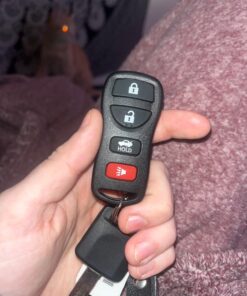 KeylessOption Keyless Entry Remote Control Car Key Fob for Nissan Infiniti KBRASTU15 (Pack of 2) Black 23 71xGhHIrKwL