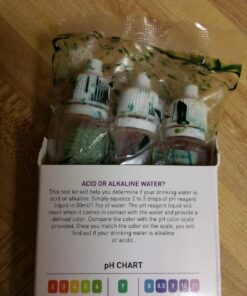 Invigorated Water pH Tester - Measures pH Levels of Water and Saliva - More Accurate Than pH Test Strips - pH Water Tester - pH Level Tester for Water - pH Tester Water Drops - pH Test Kit (3-Pack) 38 71xHMhyMXyL