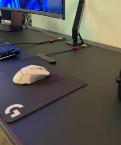 Logitech G Powerplay Wireless Charging System for G502 Lightspeed, G703, G903 Lightspeed and PRO Wireless Gaming Mice, Cloth or Hard Gaming Mouse Pad - Black 25 71xHQxtWY3L