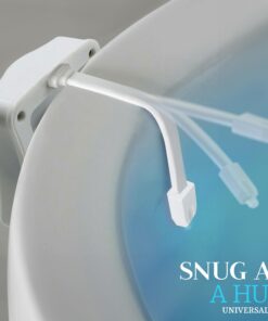 RainBowl Toilet Bowl Night Light with Motion Sensor - Funny Mens Stocking Stuffers 2023 - Unique Cool Gadget - Gag Christmas Gift for Dad, Boyfriend, Husband - White Elephant Gifts Idea, Secret Santa 33 71xHmNbFL