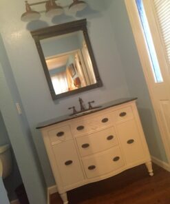 Design House 520320 Kimball Industrial Farmhouse 3-Light Indoor Bathroom Vanity Light with Metal Shades for Over the Mirror, Coffee Bronze 56 71xIdIy8izL