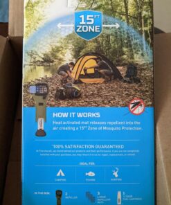 Thermacell Mosquito Portable Repeller; Includes 12-Hour Refill; 15 Foot Zone of Protection; Highly Effective Mosquito Repellent; Bug Spray Alternative; Scent Free Olive Green Mr300 34 71xIhAFHXmL