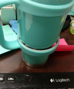 F-32 Handle - 19 COLORS - 20oz Size - Compatible with 20 Oz YETI Tumbler Travel Mug - BPA FREE (20OZ, SEAFOAM BLUE, 1 Count (Pack of 1)) 20ozSeafoam Blue 20.0 ounces 33 71xL K86nL