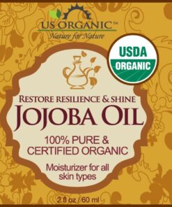 US Organic Jojoba Oil, USDA Certified Organic,100% Pure & Natural, Cold Pressed Virgin, Unrefined, Haxane Free, Sourced from Middle East directly (Small (2oz, 56ml)) 2 Fl Oz (Pack of 1) 13 71xL6AiEDLL