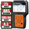 FOXWELL NT650 Elite OBD2 Scanner, 25 Resets, ABS SRS Scan Tool, ABS Bleeding SRS Airbag Bidirectional Code Reader, Oil SAS BRT EPB TPS Injector Car Diagnostic Tool, NT630 Plus Upgrade